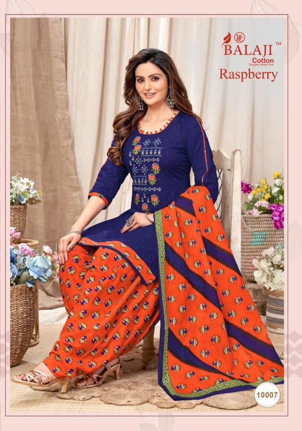 Balaji Raspberry Patiyala Vol-10 Cotton Designer Dress Material